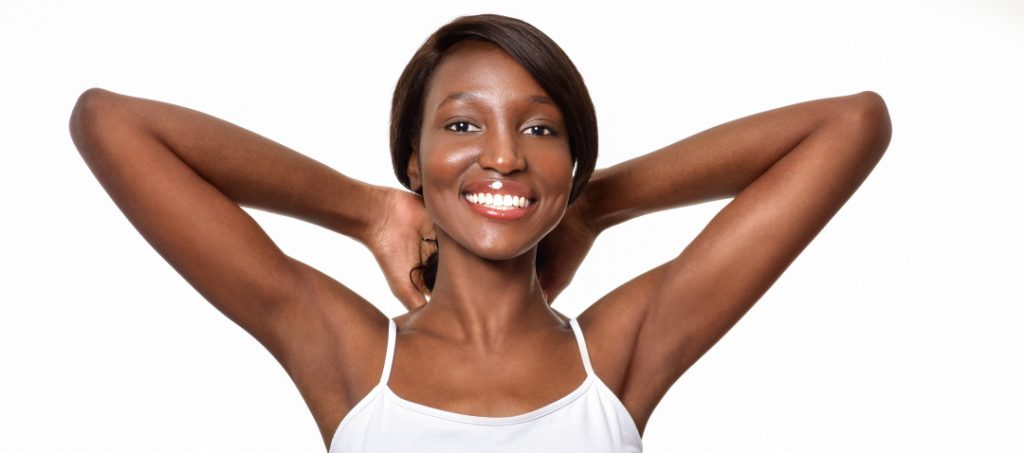 woman with darker skin