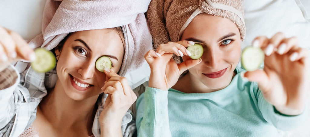 twp women with youthful skin