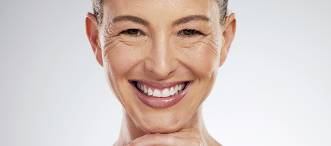 smiling mature woman